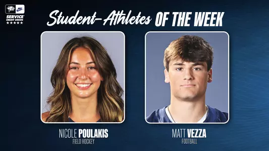Student-Athletes of the Week_092725_Nicole Poulakis_Matt Vezza