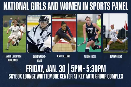 National Girls and Women in Sports Top Story Graphic