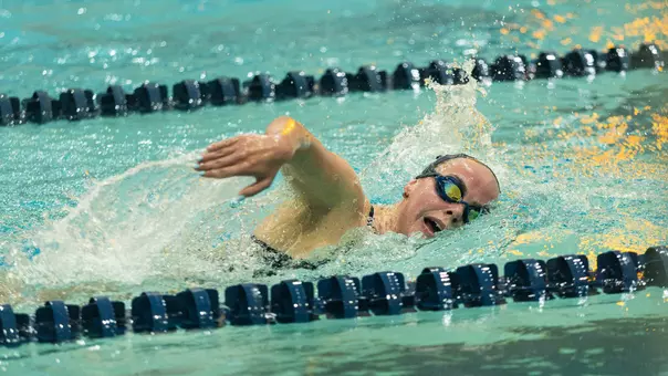 Marisa White swims vs Vermont on Oct. 17, 2026