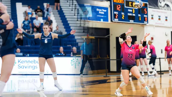 Lucy Chertock and Jessica Shattles in action