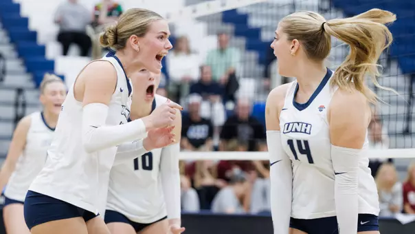 Reilly Garrity and Evelyn Jurden celebrate