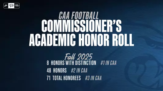 CAA Football_Academic Honor Roll_Fall 2025