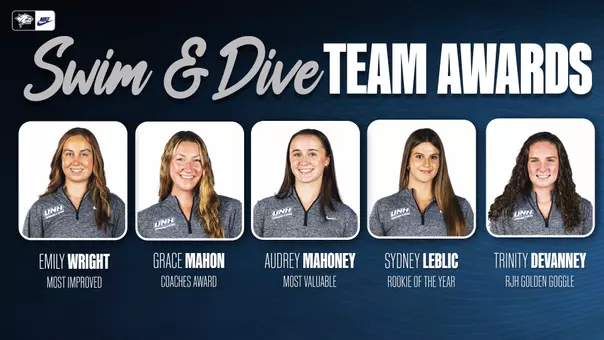 Swim & Dive Annual Team Award Recipients for 2025-26