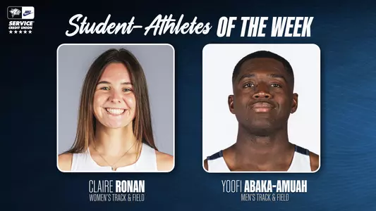 Student-Athletes of the Week_042126_Claire Ronan_Yoofi Abaka-Amuah
