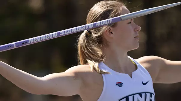 Kristen Kirk javelin throw at the 3rd Annual Jim Boulanger Invitational on April 4, 2026