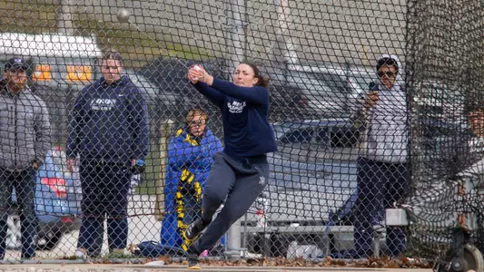 Briana Danis hammer throw at the UNH Wildcat Invitational on April 24, 2026