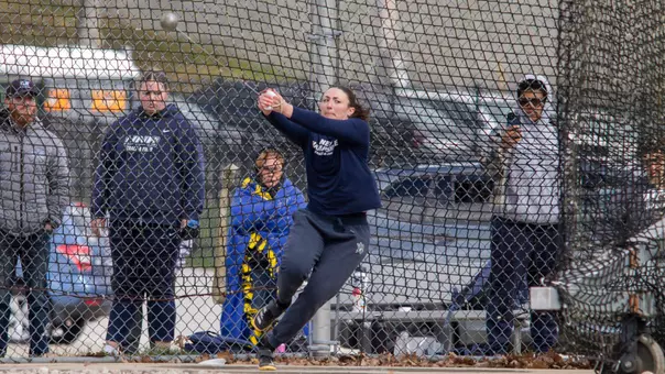 Briana Danis hammer throw at the UNH Wildcat Invitational on April 24, 2026