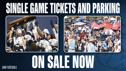 UNH Football Single Game Tickets_2026 graphic
