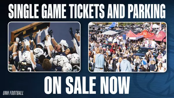 UNH Football Single Game Tickets_2026 graphic