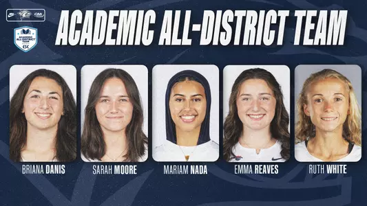 Danis, Moore, Nada, Reaves and White were named to the 2026 CSC Women's XC-Track Academic All-District Team