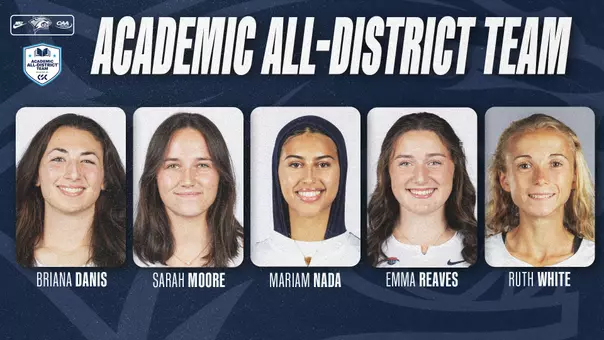 Danis, Moore, Nada, Reaves and White were named to the 2026 CSC Women's XC-Track Academic All-District Team