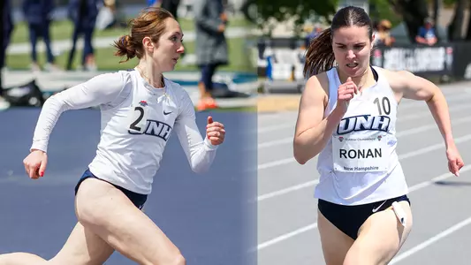 Kaitlan Lennox and Claire Ronan highlight 37 UNH women's track & field athletes named to the America East Academic Honor Roll in 2026