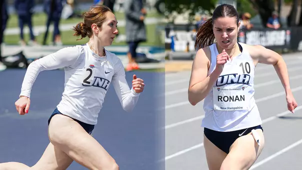 Kaitlan Lennox and Claire Ronan highlight 37 UNH women's track & field athletes named to the America East Academic Honor Roll in 2026