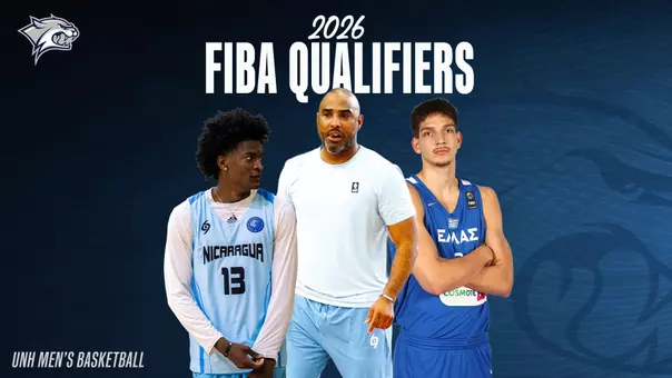 Giannos Xanthopoulos, Luis Guzman and Kaleb Myers compete at the FIBA Qualifiers in July 2026