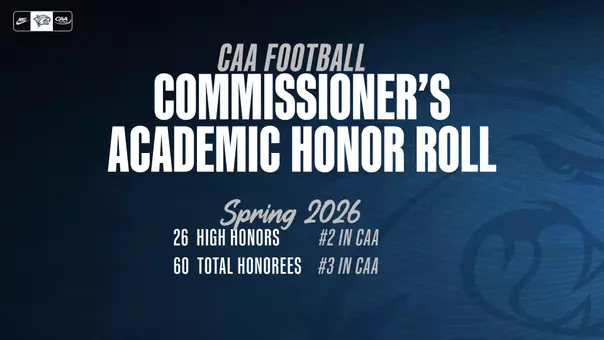 60 UNH players named to Spring 2026 CAA Football Commissioner's Academic Honor Roll