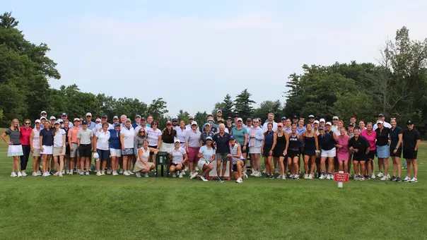 The UNH field hockey program held its first ever golf tournament Aug. 10, 2026 at Breakfast Hill Golf Club