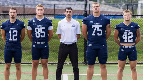 2026 football captains with head coach Sean Goldrich