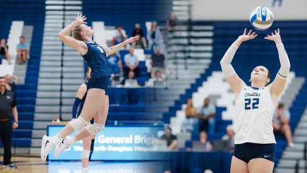 Emma Converse and Jessica Shattles playing.