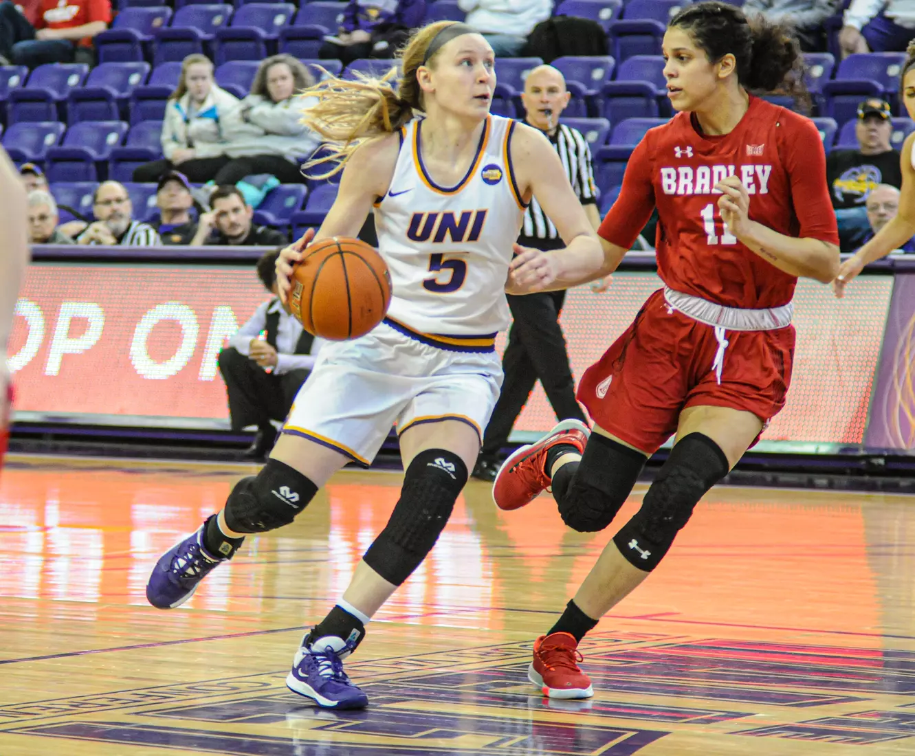 UNI Women's Basketball Tops Bradley.