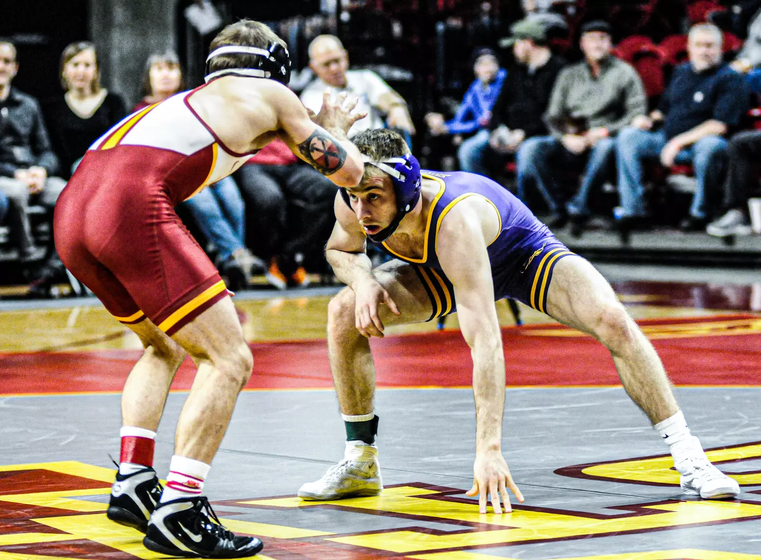 UNI Wrestling at Iowa State.