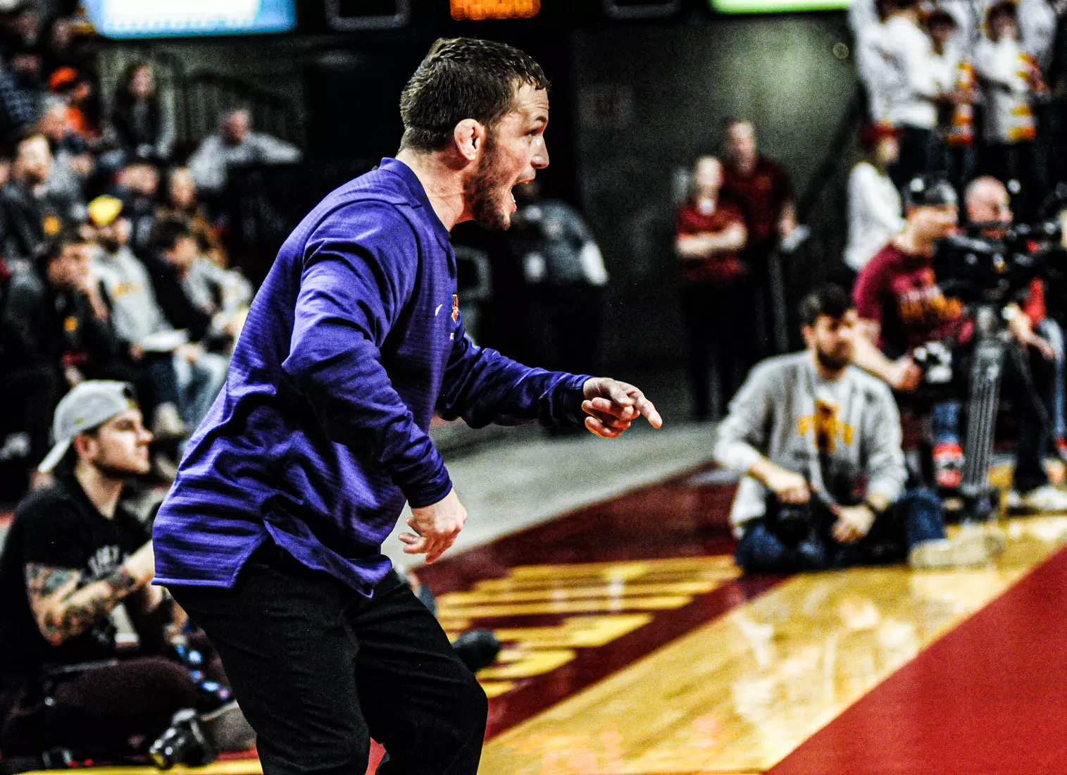 UNI Wrestling at Iowa State.