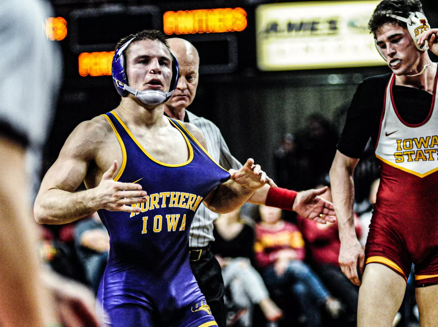 UNI Wrestling at Iowa State.