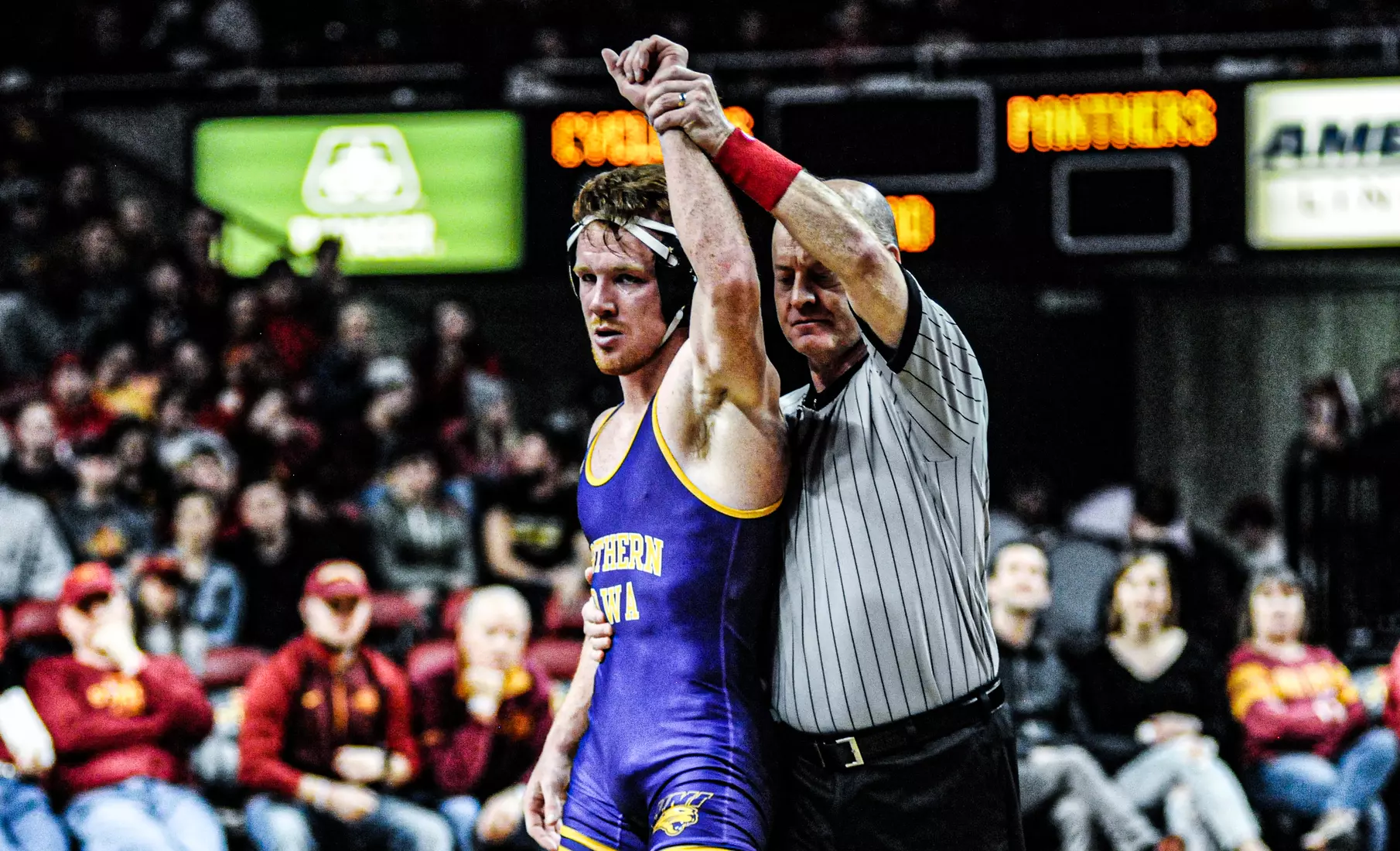 UNI Wrestling at Iowa State.