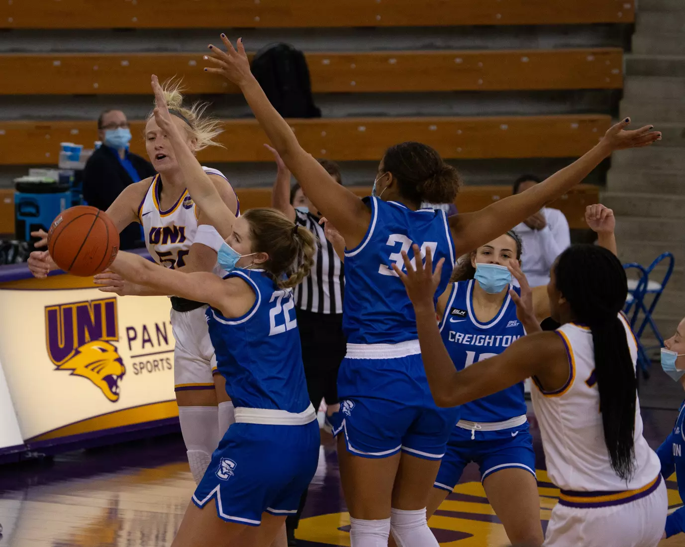 UNI Women's Basketball vs Creighton.