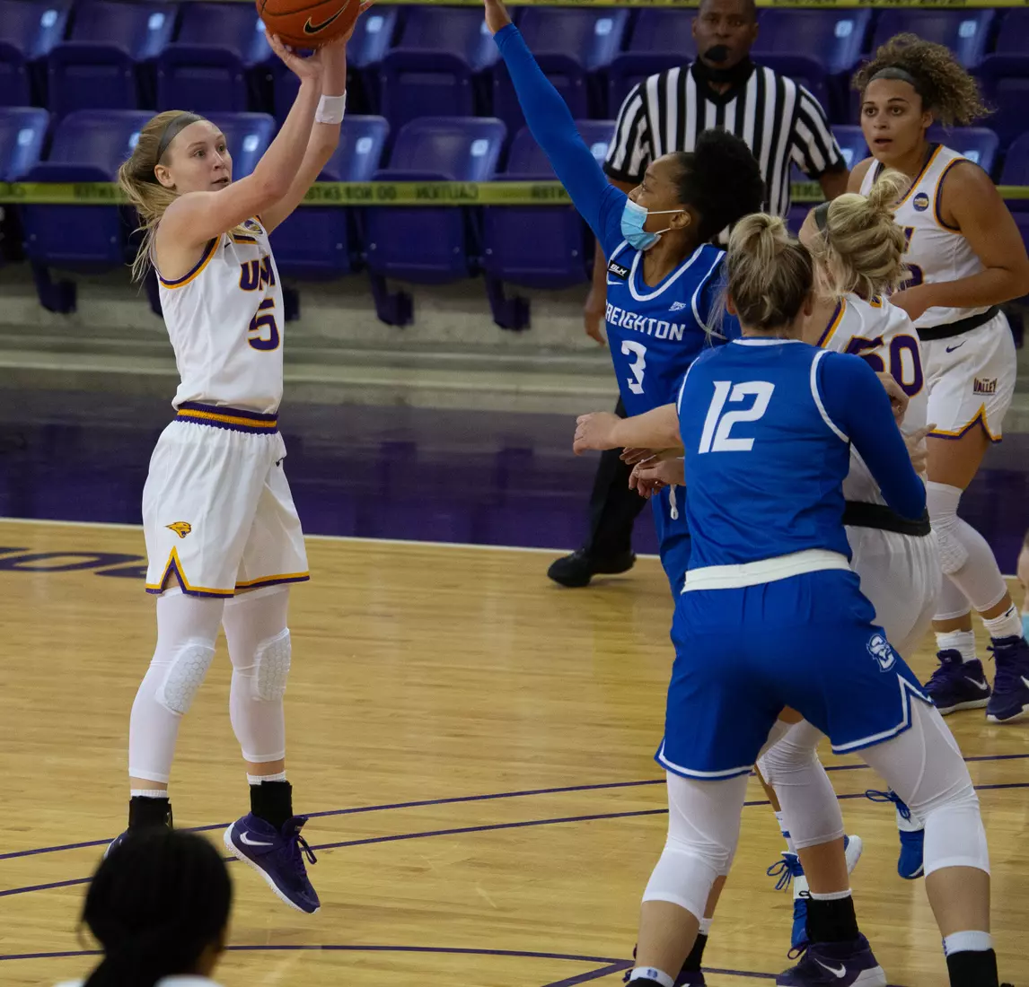 UNI Women's Basketball vs Creighton.