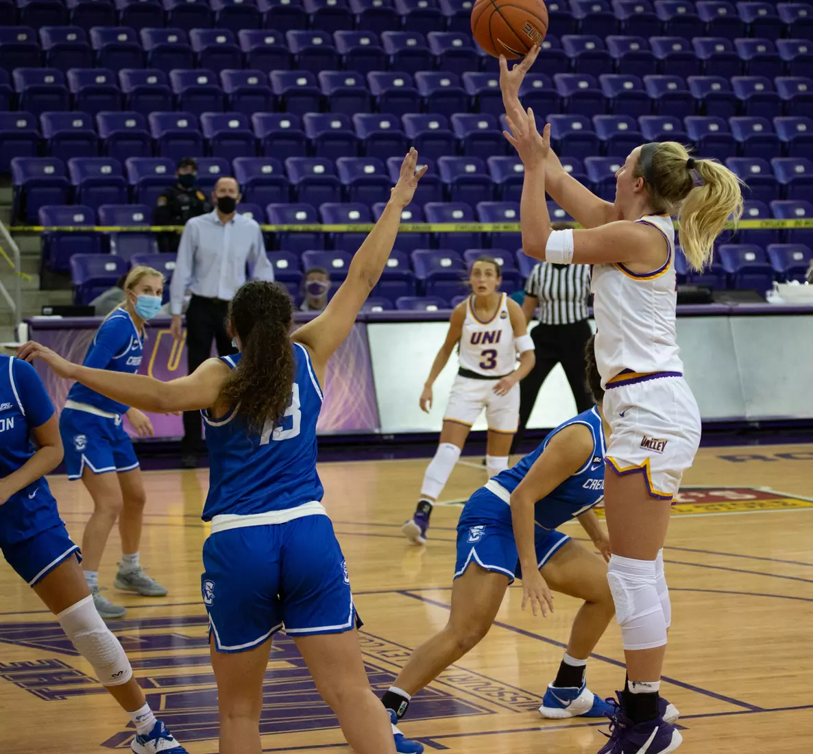 UNI Women's Basketball vs Creighton.