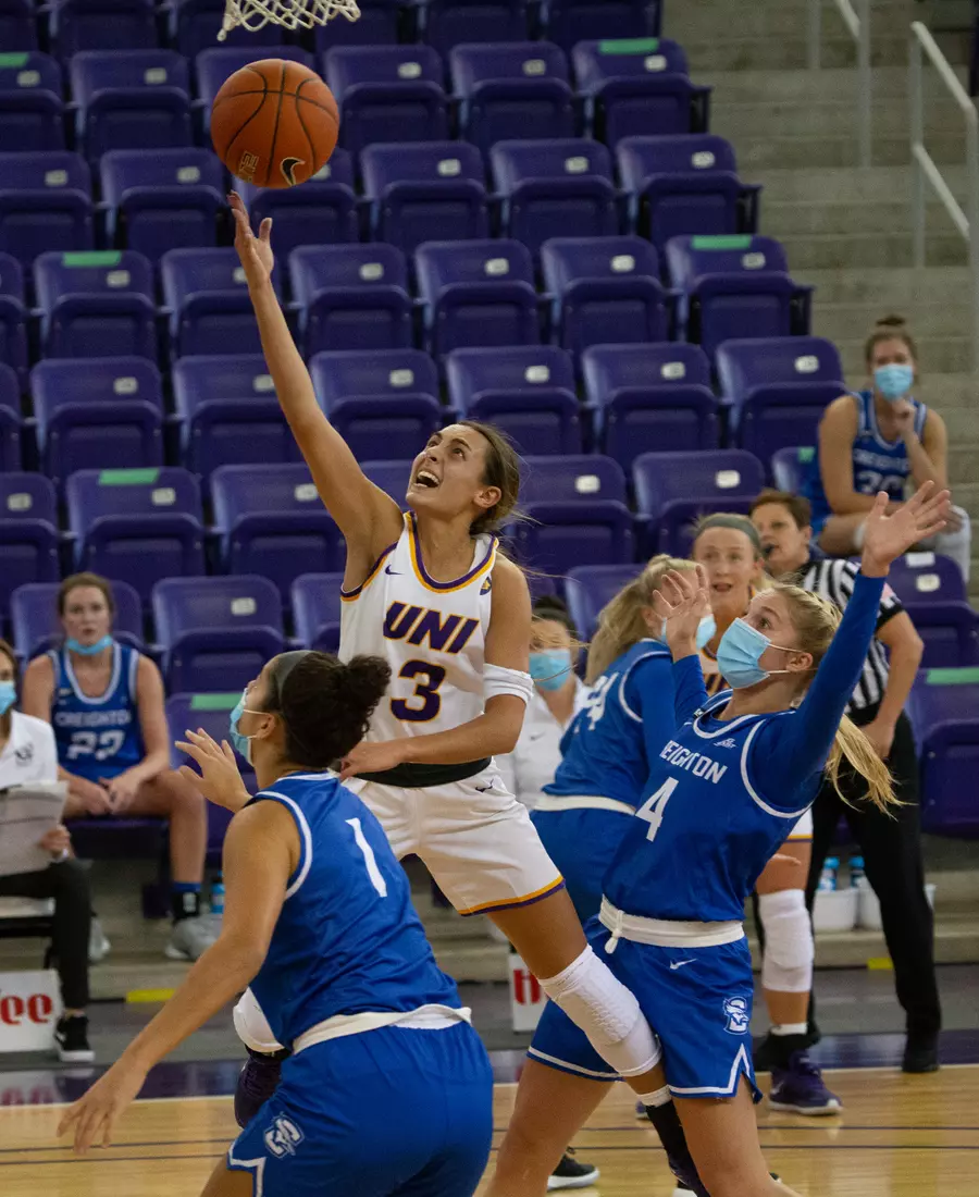 UNI Women's Basketball vs Creighton.