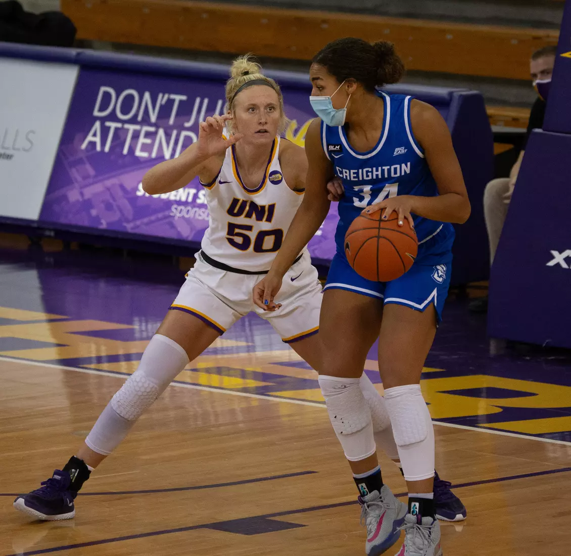 UNI Women's Basketball vs Creighton.