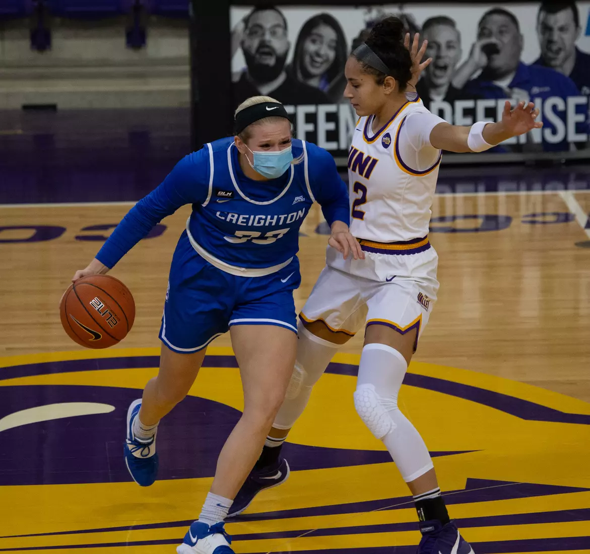UNI Women's Basketball vs Creighton.