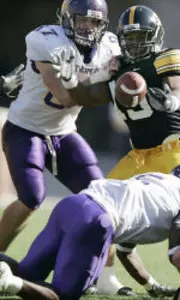 Panthers Fall To No. 22 Iowa, 45-21