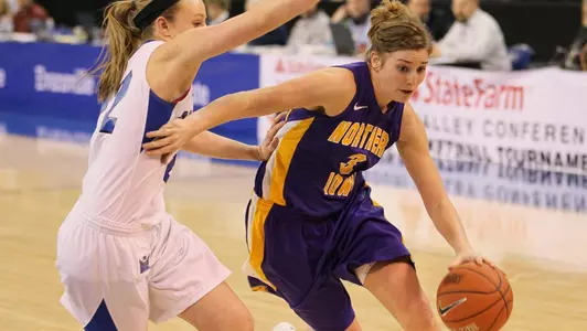 Offensive Outburst Lands UNI WBB First Postseason Win