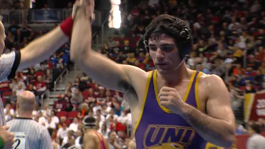 Bonin Takes 4th, Loder 7th at NCAA Wrestling Nationals