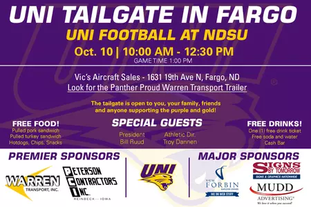 UNI Tailgate in Fargo