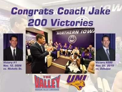 Coach Jake 200 Wins vs Dubuque