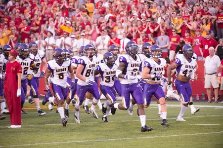 UNI Football Takes Field vs. Iowa State