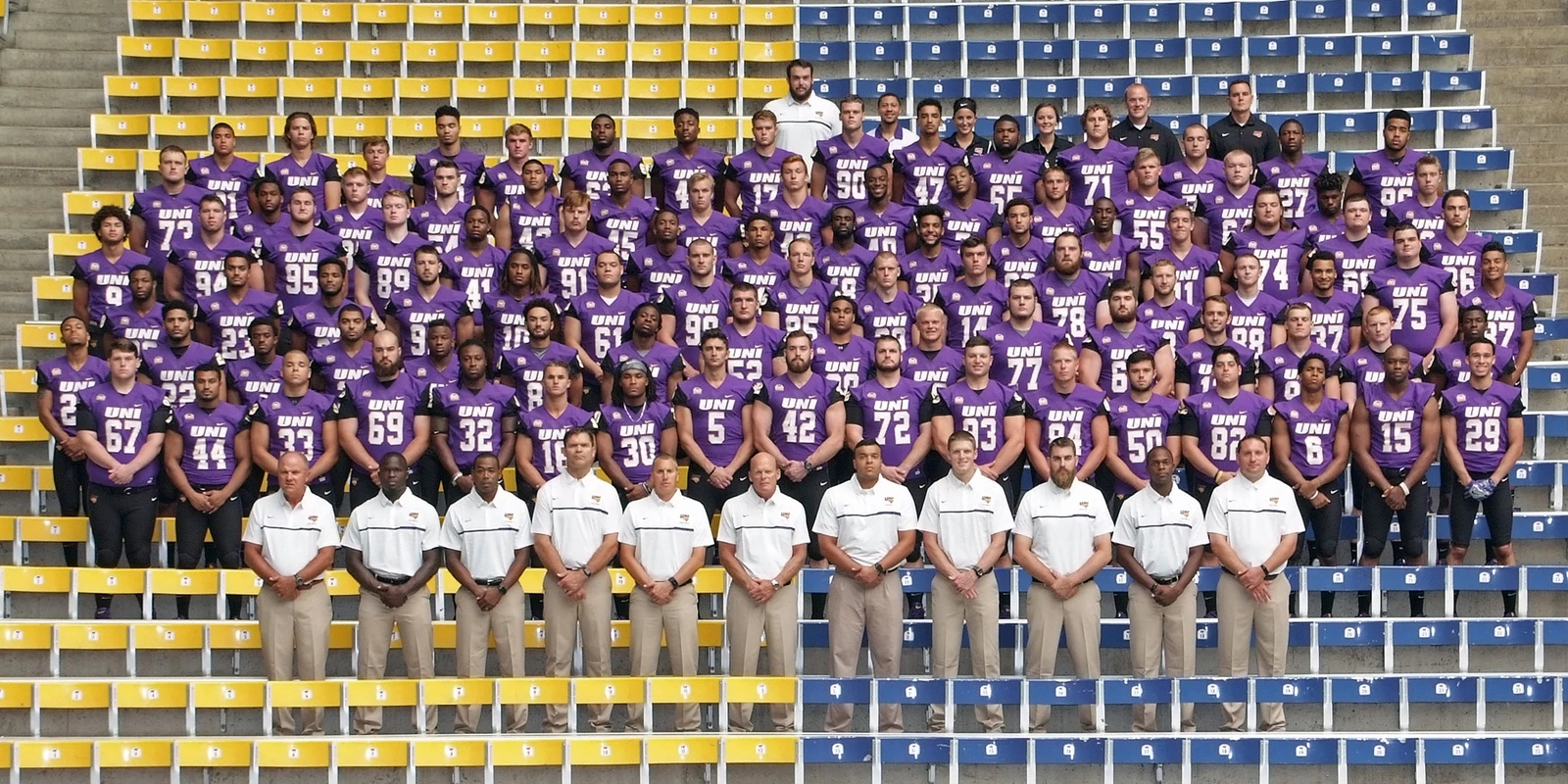2016 UNI Football Team Photo