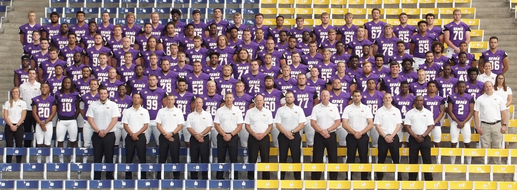 2017 UNI Football Team Photo