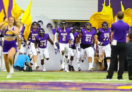 UNI Garage Door Entrance vs Cal Poly