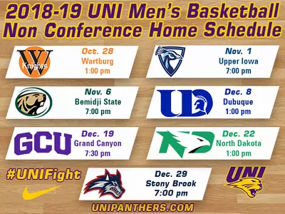 2018-19 Non-Conference Updated