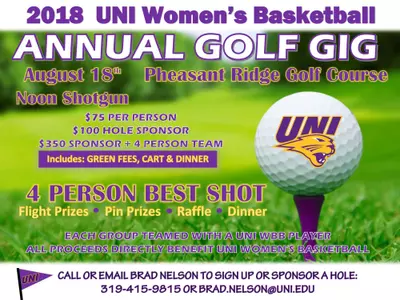 2018 WBB golf gig