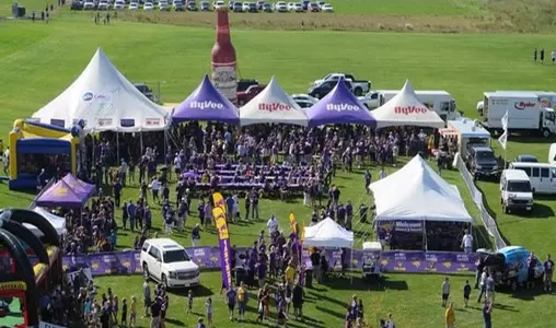 2018 Football Fan Zone Stock Photo