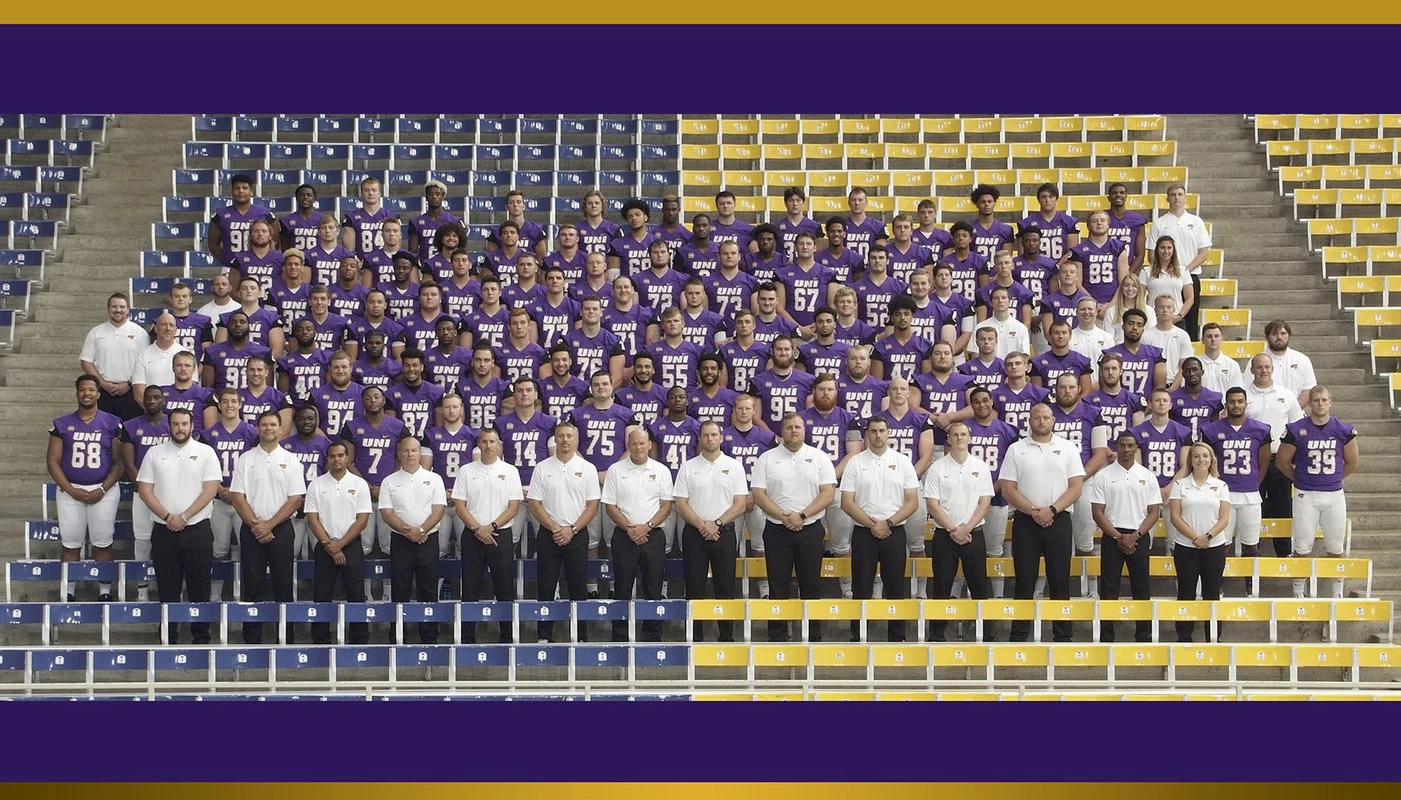 2018 UNI football team photo