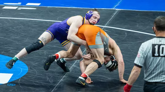 Parker Keckesisen 184 pounds 2021 NCAA quarterfinal