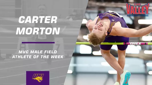 Carter Morton (MVC Male Field Athlete of the Week - 12/14/22)