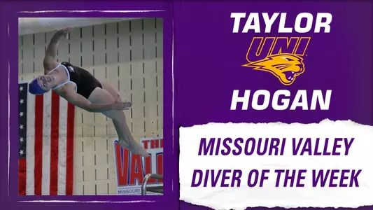 Taylor Hogan MVC Diver of Week