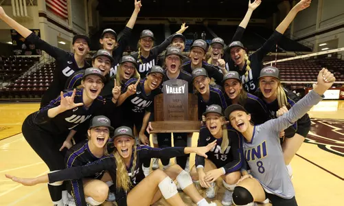 UNI volleyball vs. Drake - 2023 MVC Tournament Championship | Nov. 22, 2023 (Springfield, Mo.)